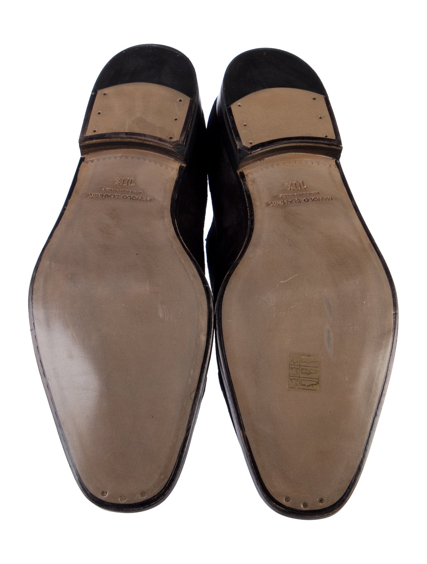 Manolo Blahnik Suede Oxfords
